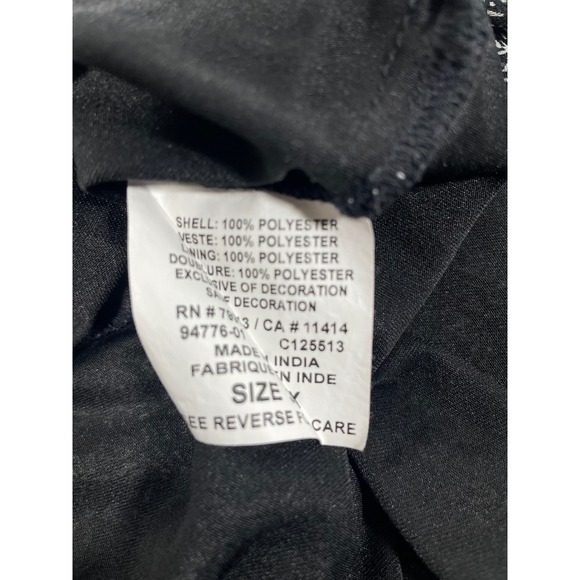 Motherhood Maternity Blouse Floral Print Long Sleeve‎ Sheer Black Top 3X Women - Picture 10 of 11